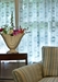 Whirlygig Madras Lace Curtain and Yardage - MWG12412-Swatch-White