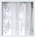 Fern Madras Lace Curtain & Yardage - MF12412-66x72-White
