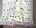 Large Dot Madras Lace Curtain & Yardage - MLD12412-66x72