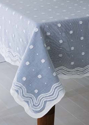 Spring Rain Madras Lace Tablecloths, Runners 