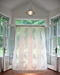 Fern Madras Lace Curtain & Yardage - MF12412-Swatch-White